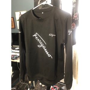 Ferragamo sweatshirt men’s size XL (RUNS SMALL)
